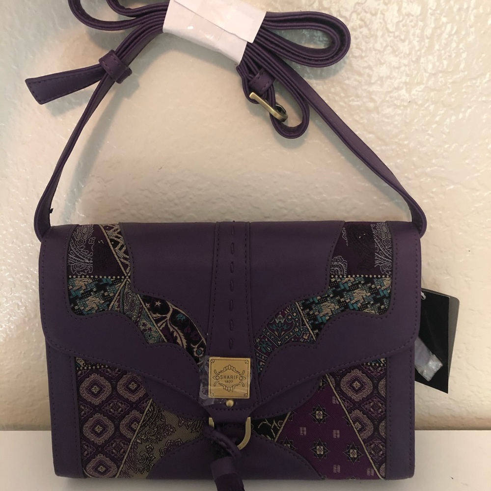 Brand New Original by Sharif Purple Purse